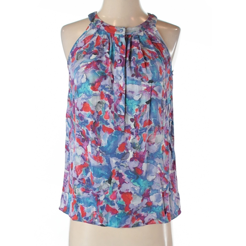 Theory Silk Sleeveless Blouse, Size P
